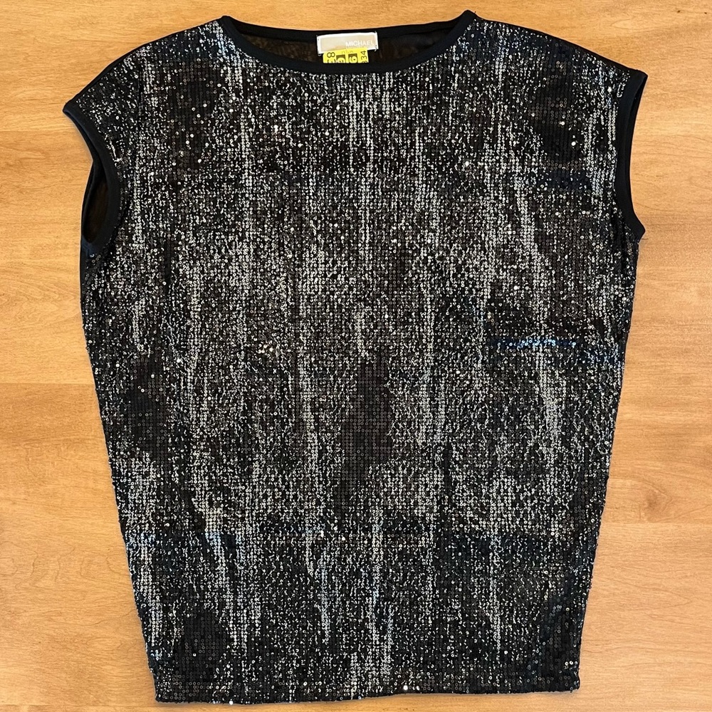 Sparkly Sequence Front Top By Michael Kors - image 1